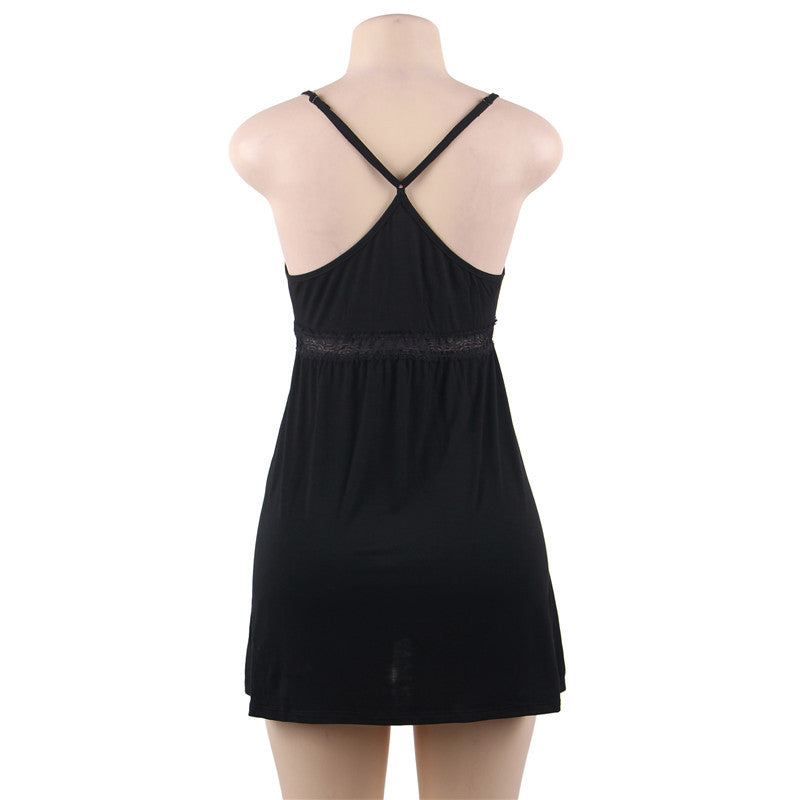 Plus size pajamas home service nightdress