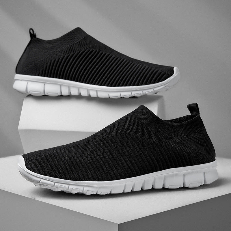 Men Walking Shoes Lightweight Breathable Sneakers 2022/2023 Summer Men Casual Shoes Large-sized Flats Slip-on Sneakers Men Shoes