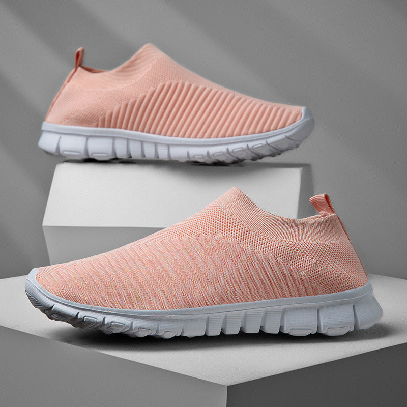 Men Walking Shoes Lightweight Breathable Sneakers 2022/2023 Summer Men Casual Shoes Large-sized Flats Slip-on Sneakers Men Shoes