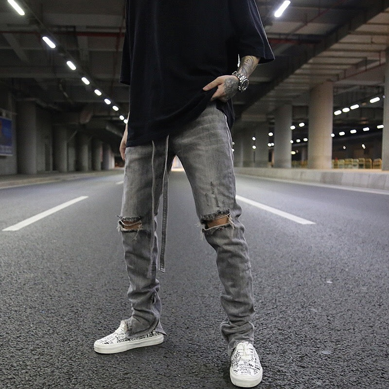 Zippered Jeans