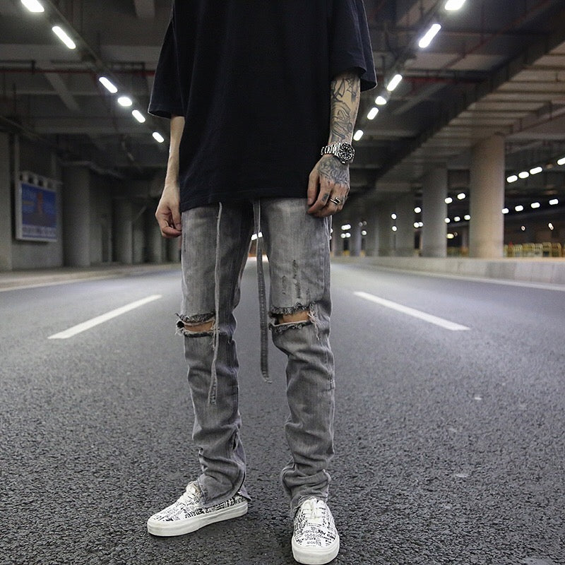 Zippered Jeans