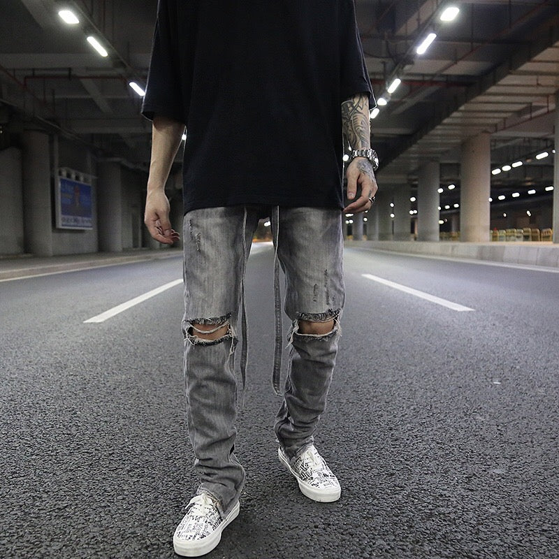 Zippered Jeans