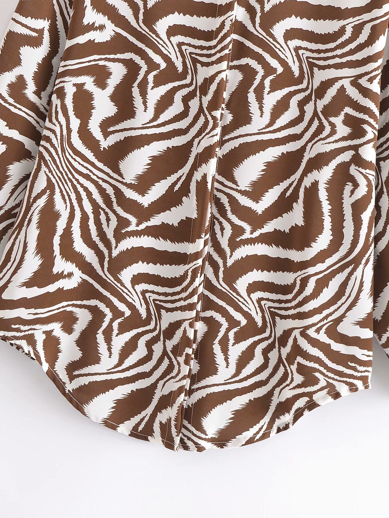 Ins Casual Loose Printed Shirt Blouse