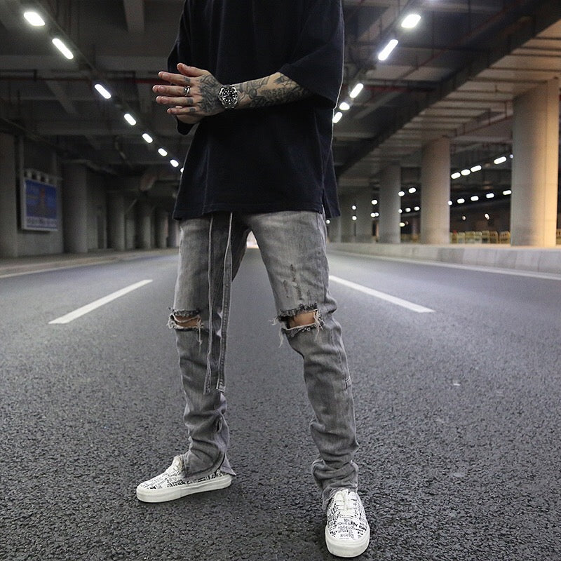 Zippered Jeans