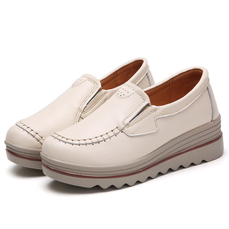 Casual Shoes Women Leather Shoes