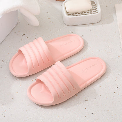 Men and women household bathroom slippers