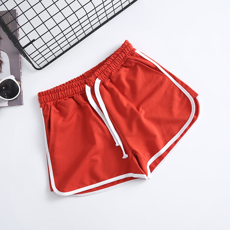 Women's sports casual shorts drawstring short