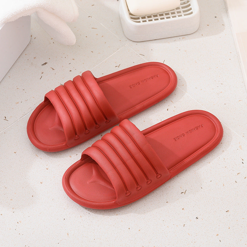 Men and women household bathroom slippers