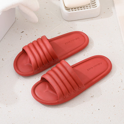 Men and women household bathroom slippers