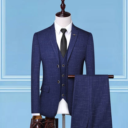 Three-piece suit for men