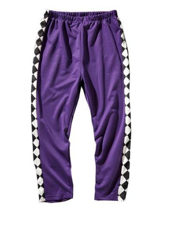 Diamond Striped Jogger Pants