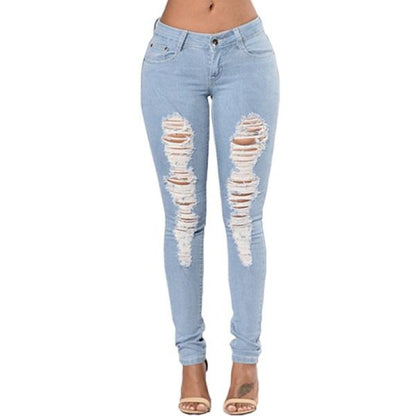 Ripped Jeans For Women 2022/2023 Women Jeans Pencil Pants Denim Jeans