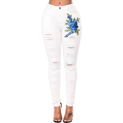 Ripped Jeans For Women 2022/2023 Women Jeans Pencil Pants Denim Jeans