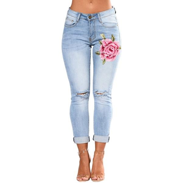 Ripped Jeans For Women 2022/2023 Women Jeans Pencil Pants Denim Jeans