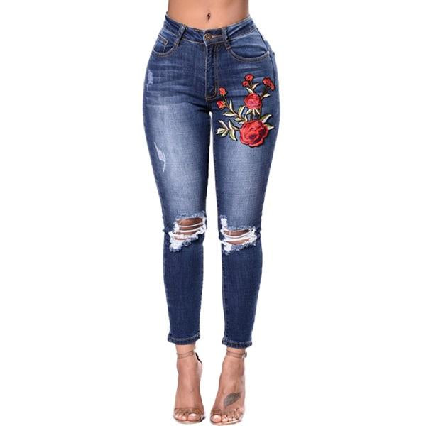 Ripped Jeans For Women 2022/2023 Women Jeans Pencil Pants Denim Jeans