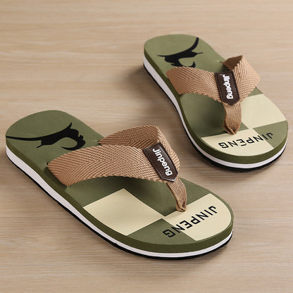 Flip-flops Men's Non-slip Beach Sandals And Slippers Plus Size Slippers For Men