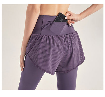 Yoga Fitness Running Sports Shorts Women