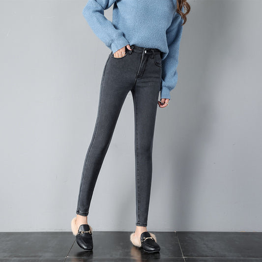 Korean Style Student High Waist Jeans Women