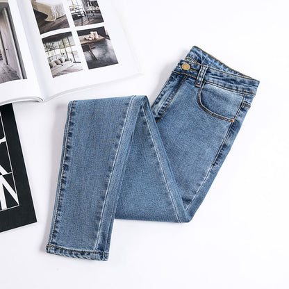 Korean Style Student High Waist Jeans Women