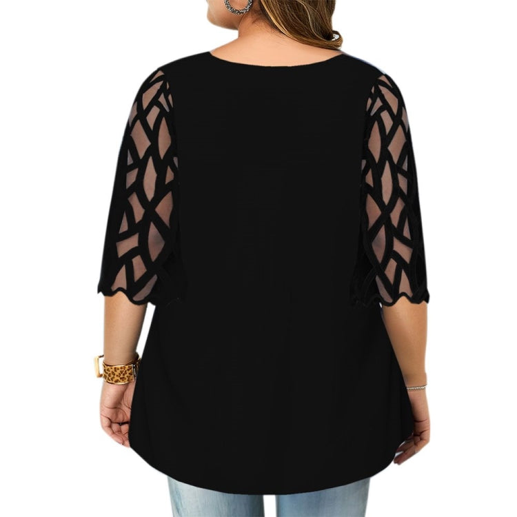 Plus Size Blouse Casual Women Tops Blouses Ruffled Shirts