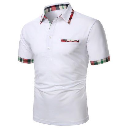 Men Polo Men Shirt Short Sleeve Polo Shirt