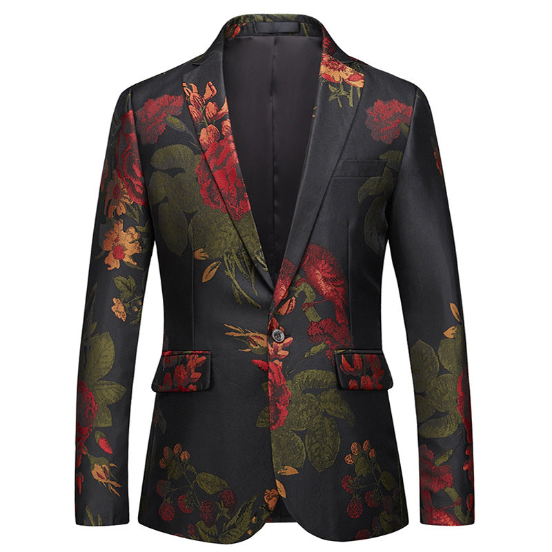 Korean Style Slim Suit Jacket Men