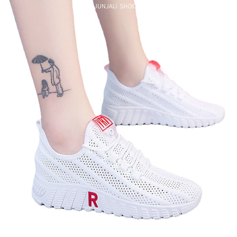 2022/2023 Women Tennis Shoes Bottom Sneakers Gym Female Sport Walking Breathable Mesh Women Sneakers Lightweight Sports Running Shoes