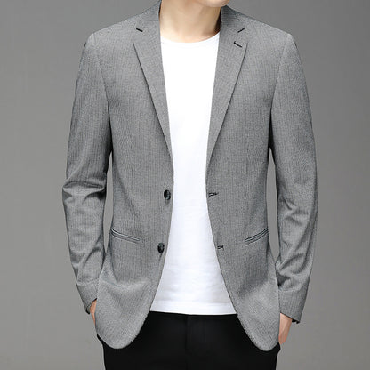 2022/2023 Spring New Suit Men''S Korean Plaid Non Iron Casual Small Suit Coat Fashion Men''S Wholesale