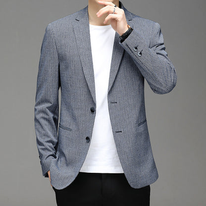 2022/2023 Spring New Suit Men''S Korean Plaid Non Iron Casual Small Suit Coat Fashion Men''S Wholesale