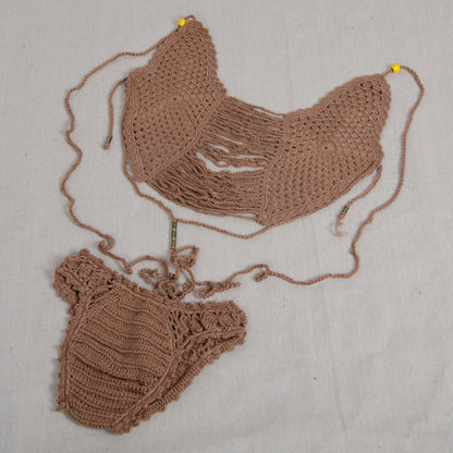 Sexy Bikini Bikini Handmade Crochet Beach Bathing