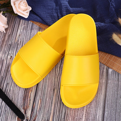 Men and women fashion couple sandals and slippers