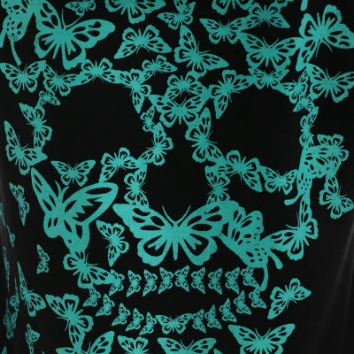 Butterflies Skull Printed Hoodies