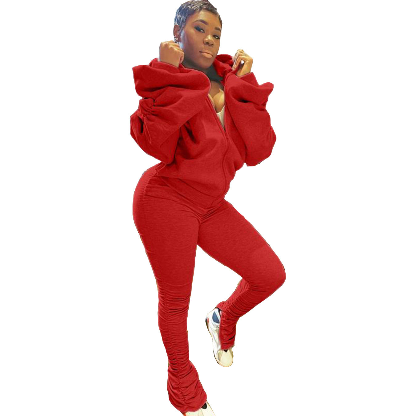 2022/2023 Women Sportswear 2 Pieces Set Long Sleeve Autumn Tracksuit