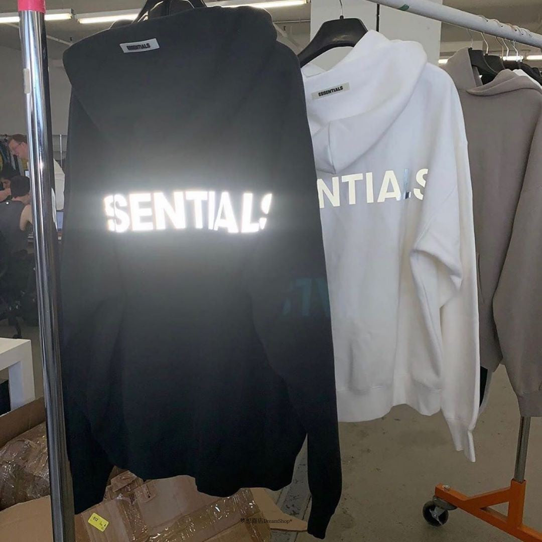 Reflective letter Hoodie Hoodie