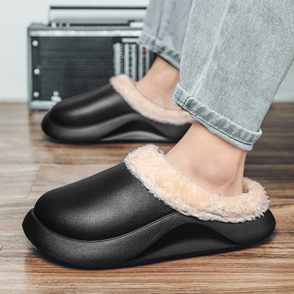 New Fall Winter Men Home Leisure Waterproof Cotton Slippers