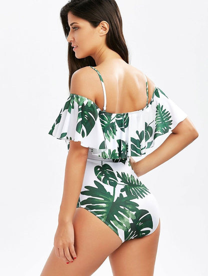 One Piece Floral Bathing Suit