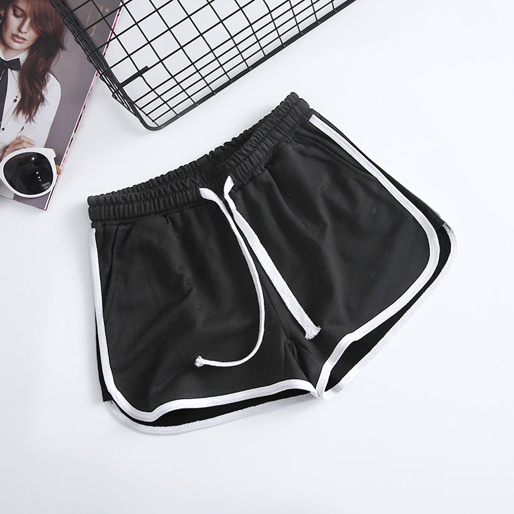 Women's sports casual shorts drawstring short