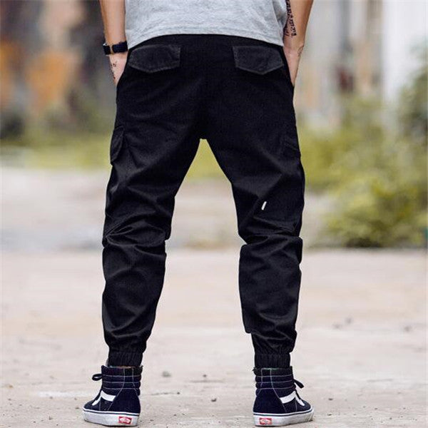 Men Fashion Streetwear Pants Mens Jogger Camo Harem Pants Street Style Youth Casual Camouflage Slim Fit Ankle Trousers Male