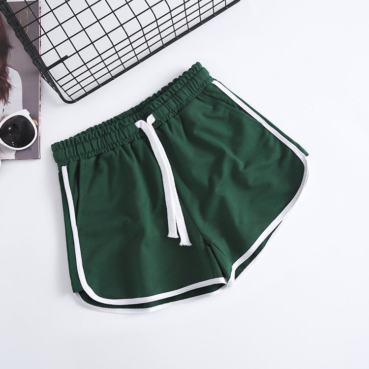 Women's sports casual shorts drawstring short