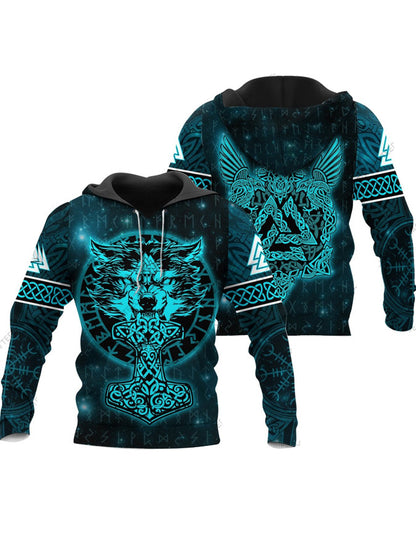 Men's Hoodie 3D Digital Printing Hoodie