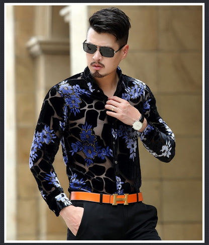 Long Sleeve Shirt Slim Fashion Men