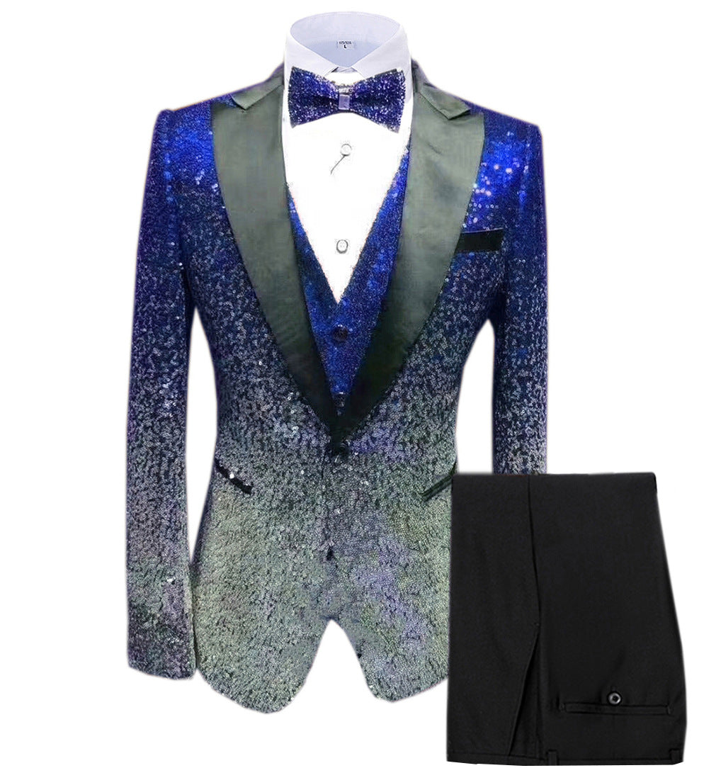 Three-piece Stage Suit For Men