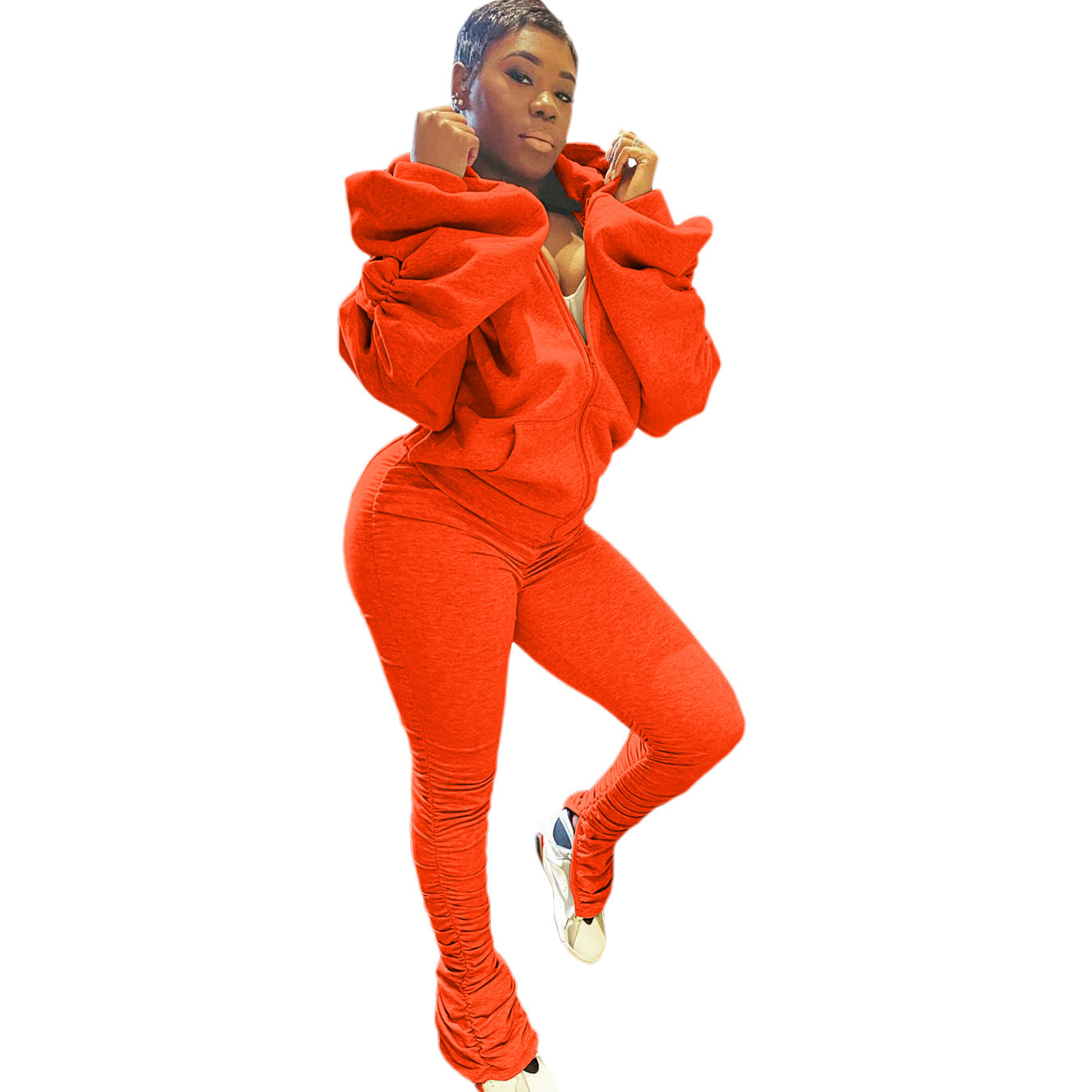 2022/2023 Women Sportswear 2 Pieces Set Long Sleeve Autumn Tracksuit