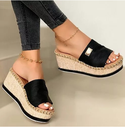 Platform sandals wedge heels fashion sandals