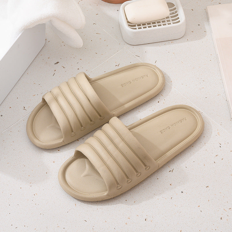 Men and women household bathroom slippers