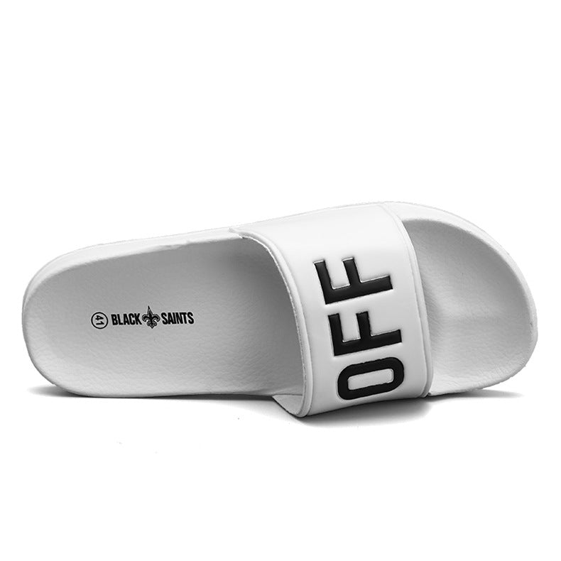 Large size men personalized slippers