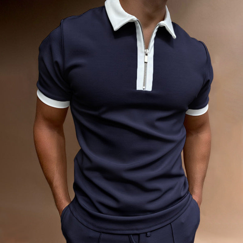 Men's Polo Shirt 2022/2023 Men Solid Polo Shirts Brand Men Short-Sleeved Shirt Summer Shirt Man Clothing