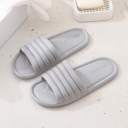 Men and women household bathroom slippers