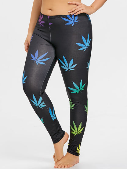 Printed leggings