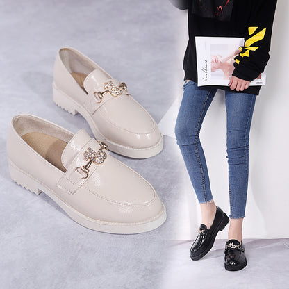 British Style Shoes Flat Shoes Women